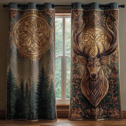 Majestic Forest Quilted Curtains NCU0NNT2330