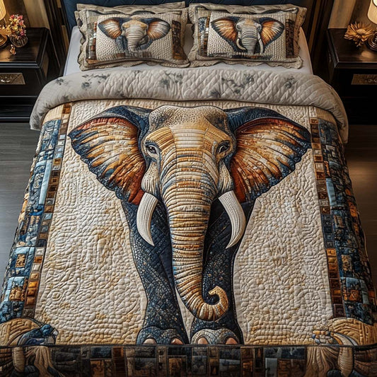 Majestic Gaze 3-Piece Quilted Bedding Set NCU0NT2068