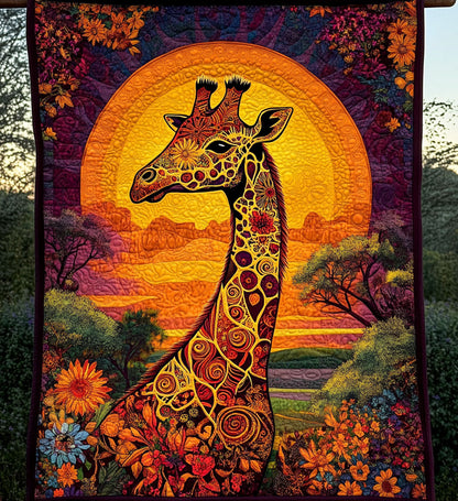 Majestic Giraffe Quilted Blanket NCU0PT865