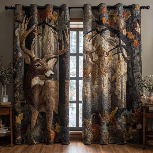 Majestic Horns Quilted Curtains NCU0NNT2399