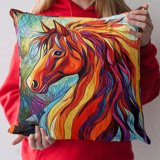 Majestic Horse Quilted Pillow Case NCU0PT899