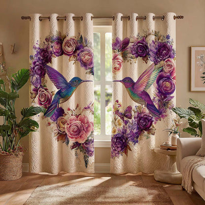 Majestic Hummingbird Quilted Curtains NCU0HNH900