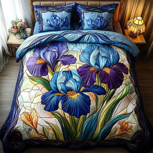 Majestic Iris Duvet Cover Set NCU0NNT565