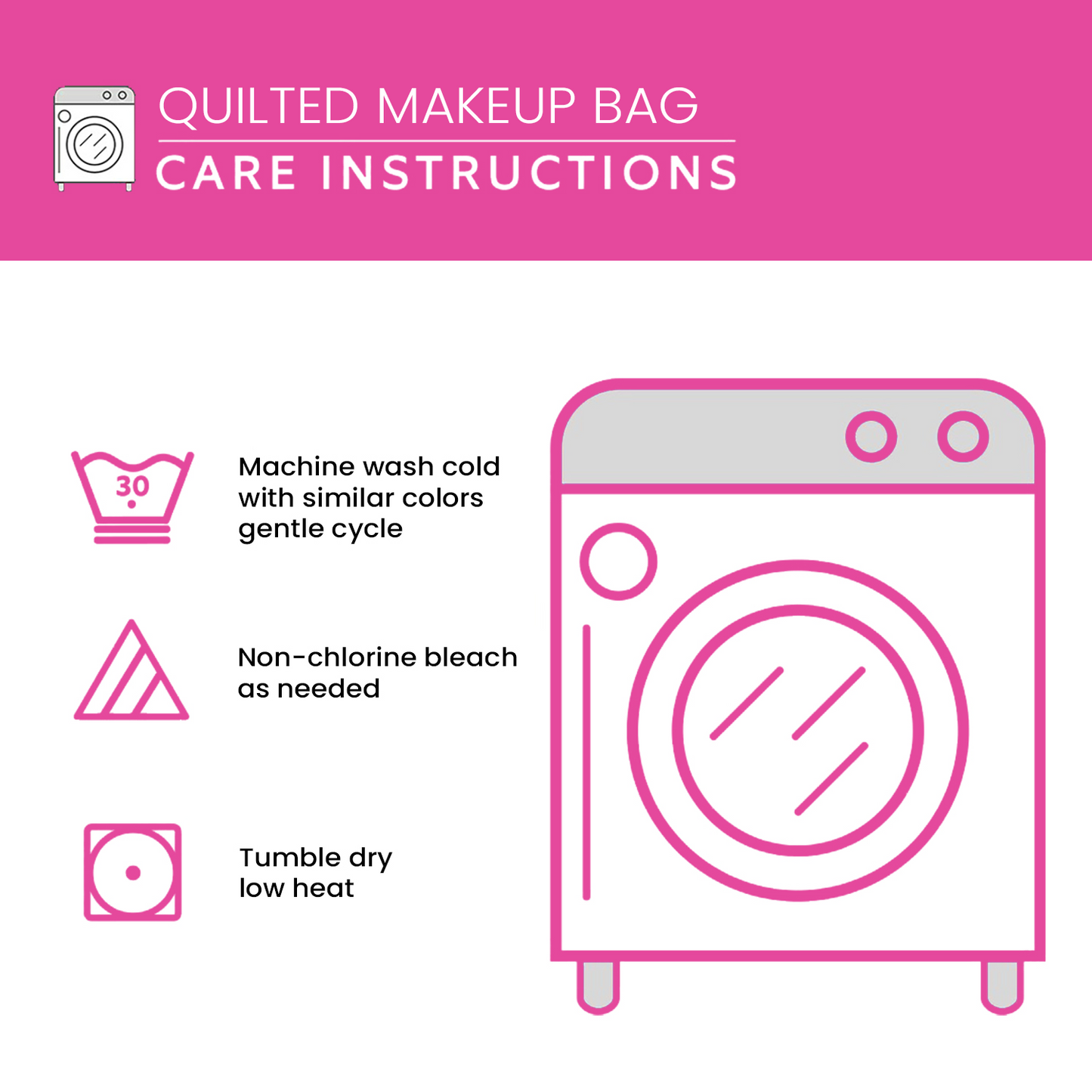 Nap Queen Quilted Makeup Bag NCU0NNT2083