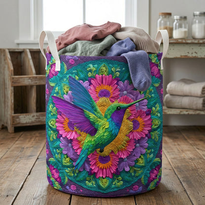 Mandala Bloom Quilted Laundry Basket NCU0NNT3026