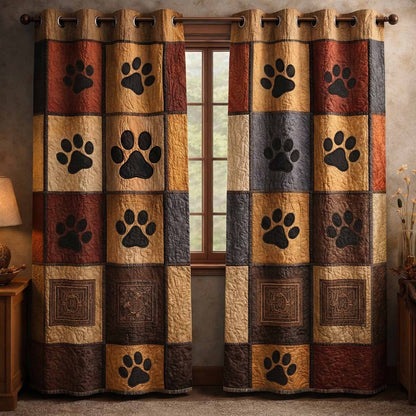 Maple Checks Quilted Curtains NCU0NXD1680