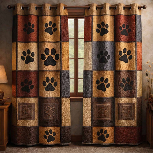 Maple Checks Quilted Curtains NCU0NXD1680