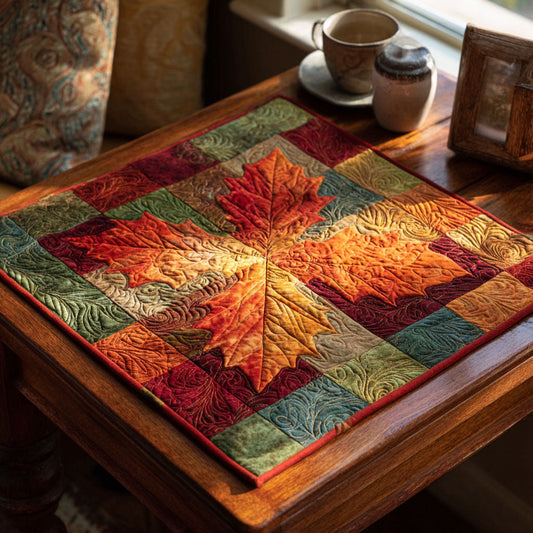 Maple Glow Quilted Table Topper NCU0NTV278