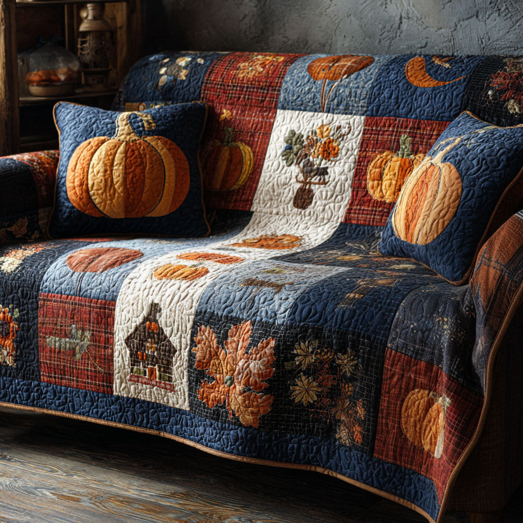 Maple Hollow Quilted Sofa Cover NCU0PTT3217