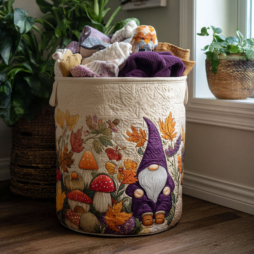 Maple Leaf Mischief Quilted Laundry Basket NCU0PTT1049
