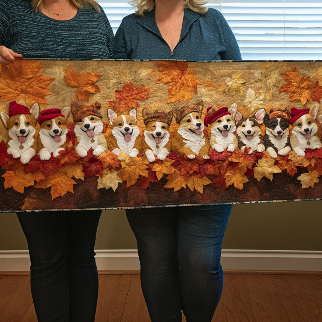 Maple Pals Quilted Table Runner NCU0NNT784