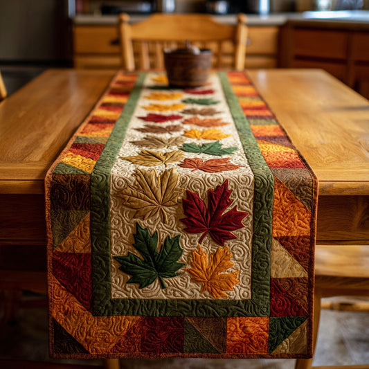 Maple Path Quilted Table Runner NCU0NTV257