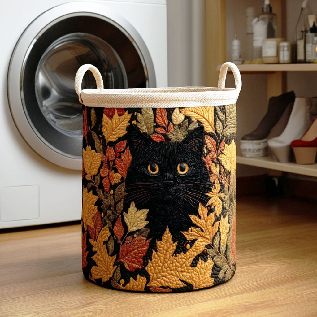 Maple Shadow Quilted Laundry Basket NCU0NTD179