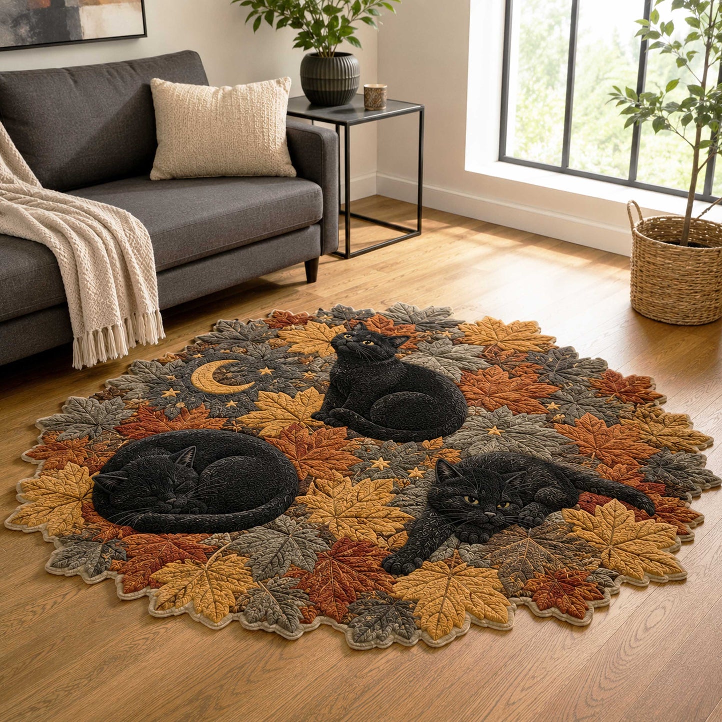 Maple Whiskers Custom Shape Area Rug NCU0NTD2162