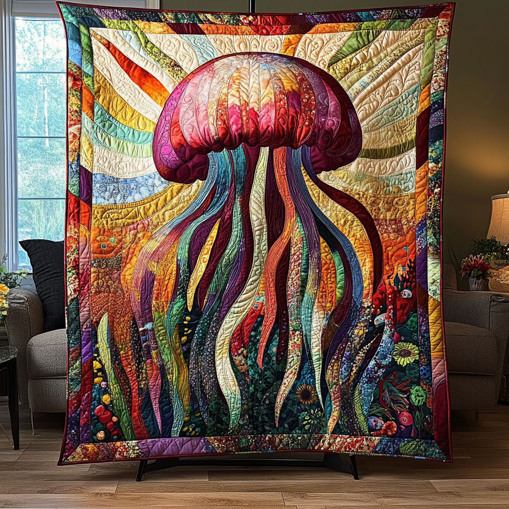 Marine Radiance Quilted Blanket NCU0PTT173