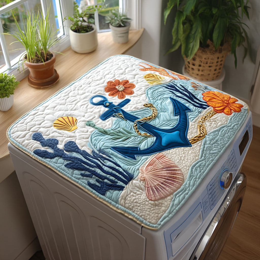 Mariner Mood Quilted Washer and Dryer Cover NCU0PTT1031