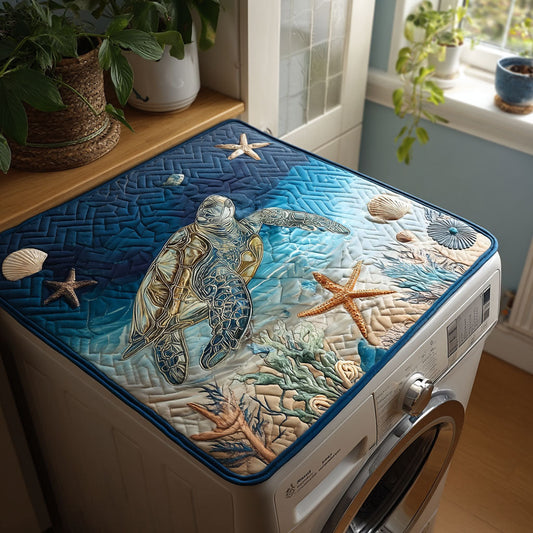 Maritime Mood Quilted Washer and Dryer Cover NCU0PTT1022