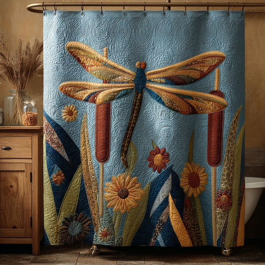 Marsh Petal Symphony Shower Curtain NCU0PTT3015