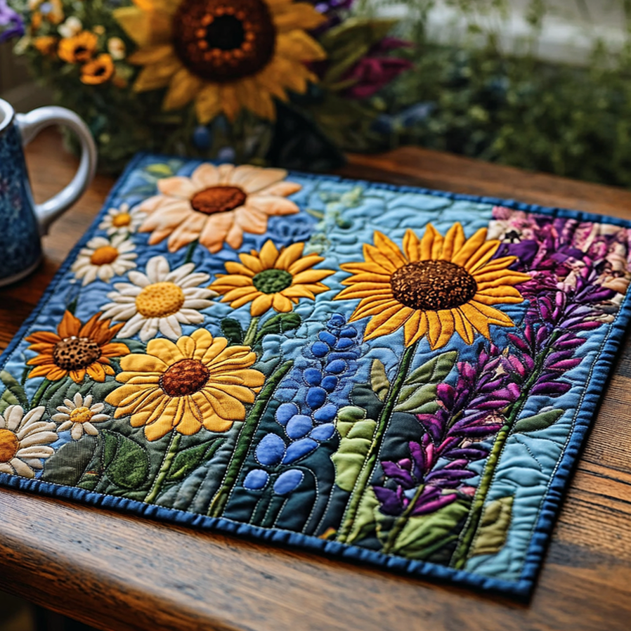 Meadow Gold Quilted Placemat NCU0DV557