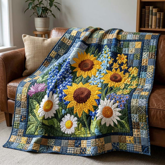 Meadow Bloom Quilted Blanket NCU0DQQ0808