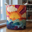 Sunshine Quilted Laundry Basket NCU0QN003  Quiltnest