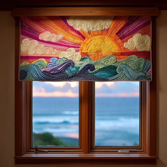 Meadow Bloom Quilted Valance NCU0PVL371