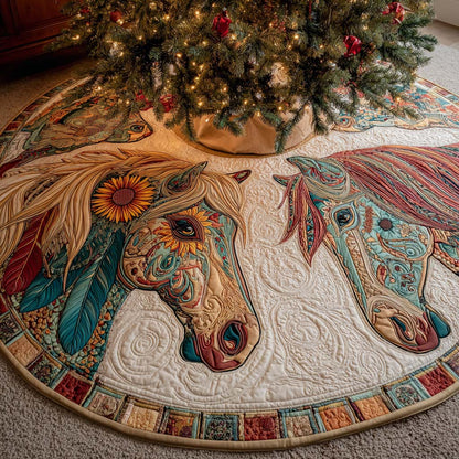 Meadow Bloom Quilted Tree Skirt NCU0NXD650