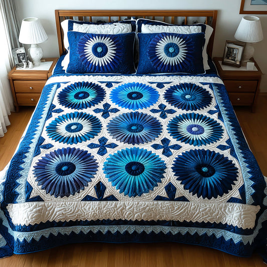Meadow Burst 3-Piece Quilted Bedding Set NCU0NTD1208