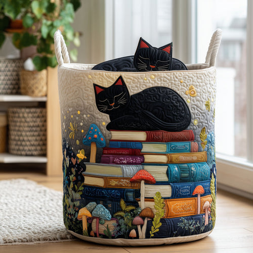 Meadow Companions Quilted Laundry Basket NCU0PTT2485