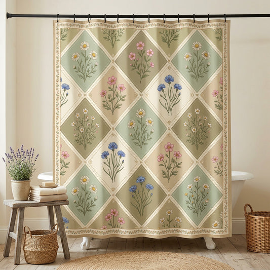 Meadow Diamond Shower Curtain NCU0NTV973