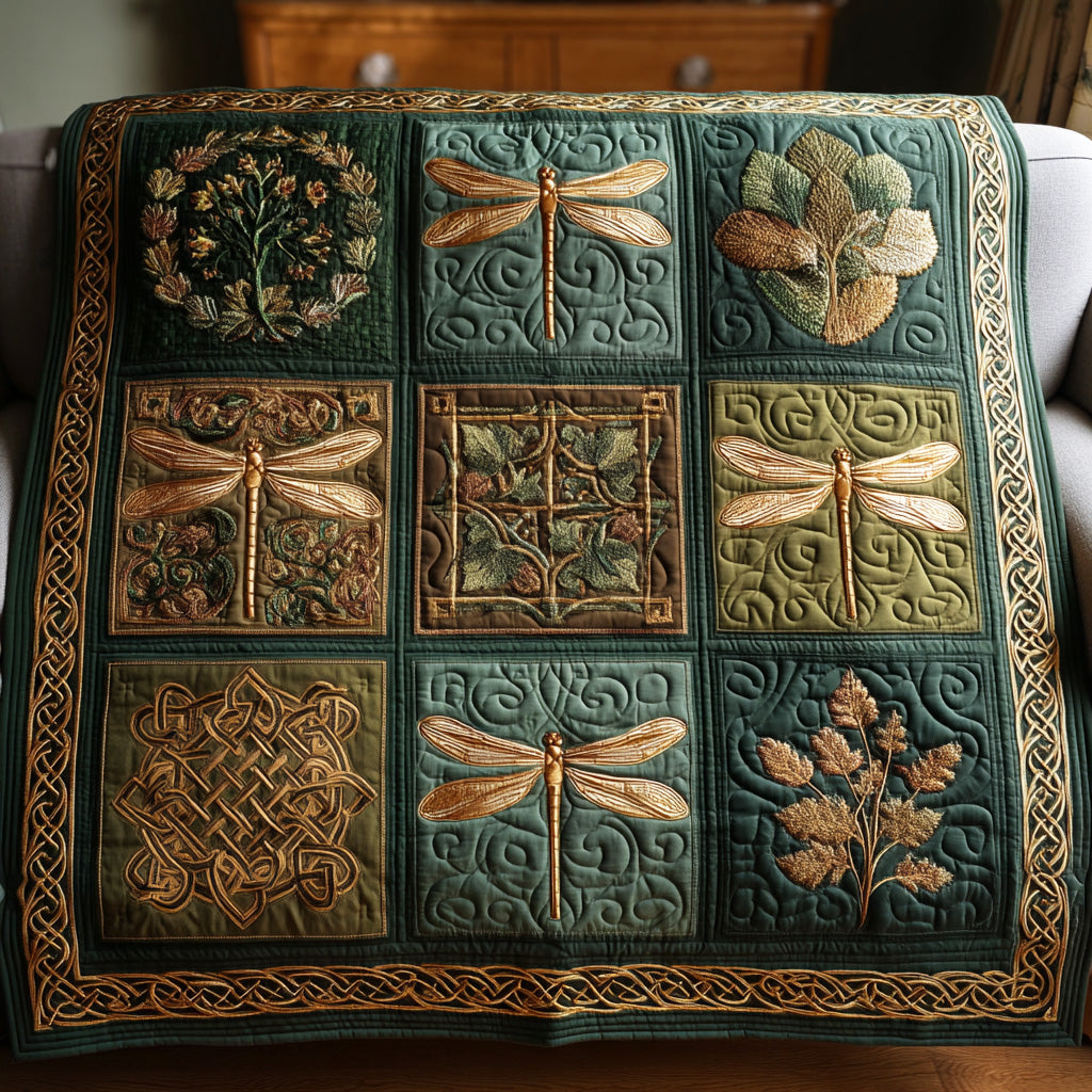 Meadow Knot Quilted Blanket NCU0NTD1174