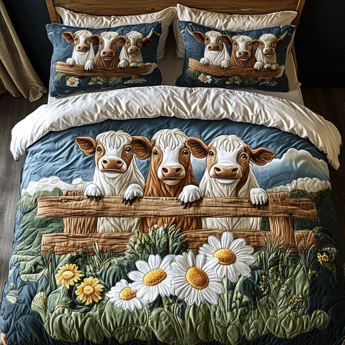 Meadow Moo Duvet Cover Set NCU0NVH692