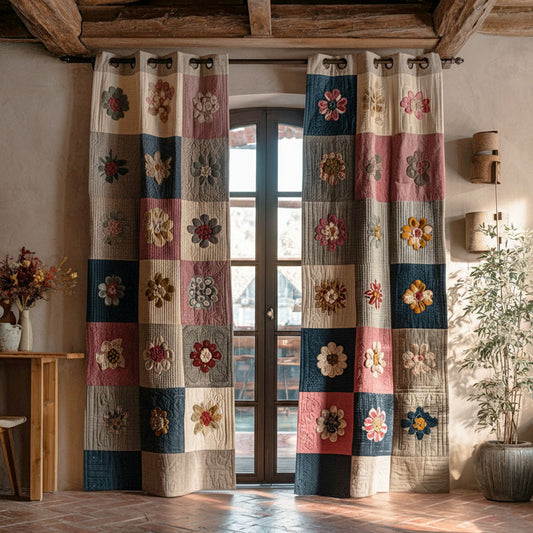 Meadow Muse Quilted Curtains NCU0PTT2107
