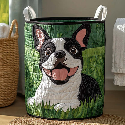 Meadow Smile Quilted Laundry Basket NCU0NXD627