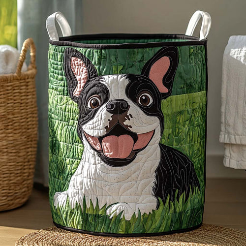 Meadow Smile Quilted Laundry Basket NCU0NXD627