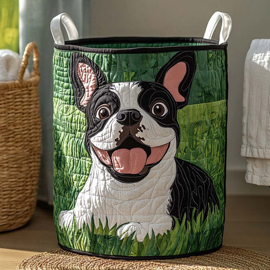 Meadow Smile Quilted Laundry Basket NCU0NXD627