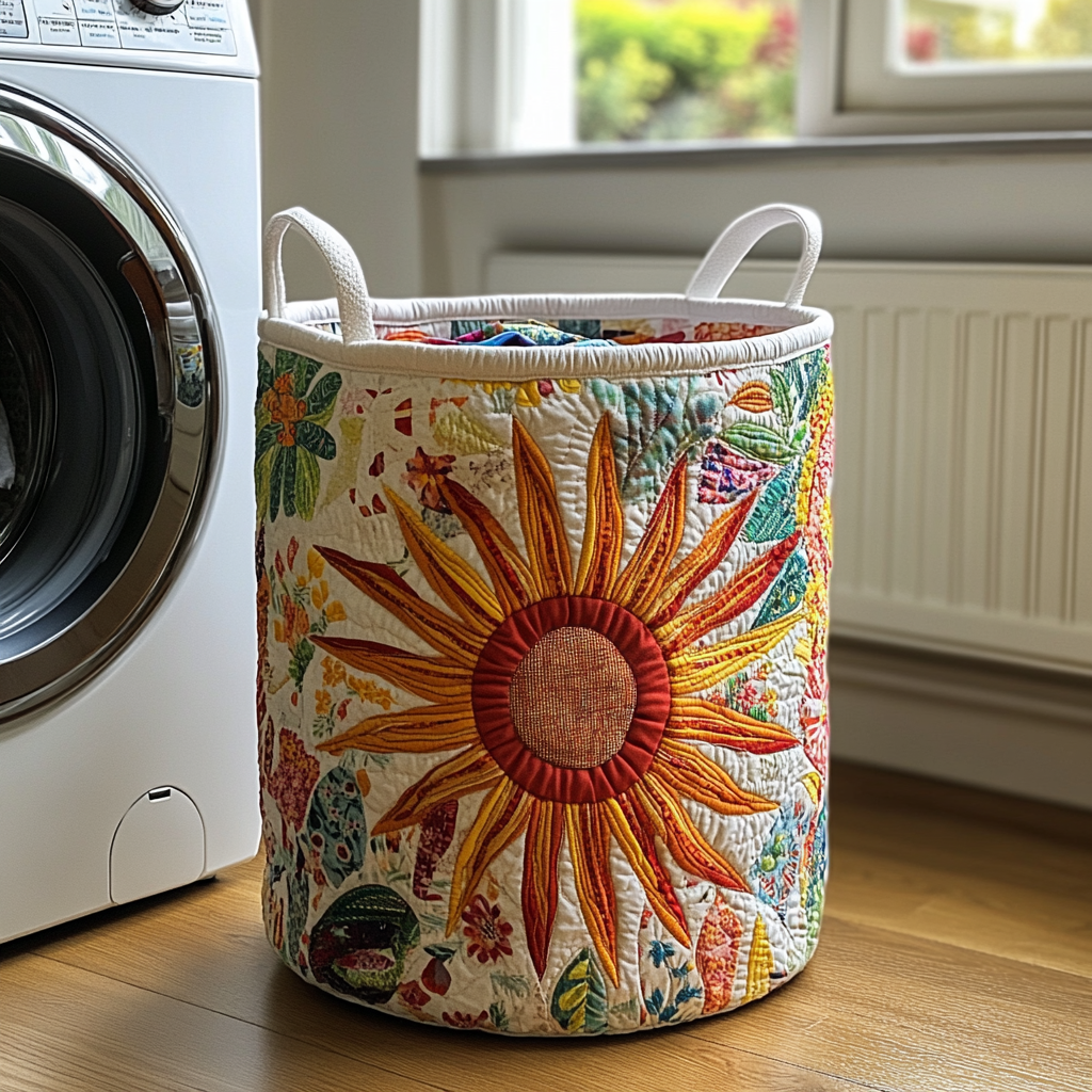 Sunshine Quilted Laundry Basket NCU0QN003 – Quiltnest
