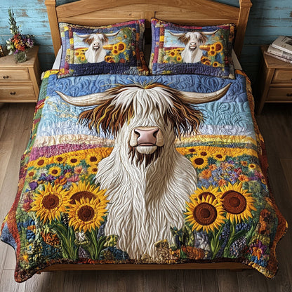 Meadow Wanderer 3-Piece Quilted Bedding Set NCU0PT2450