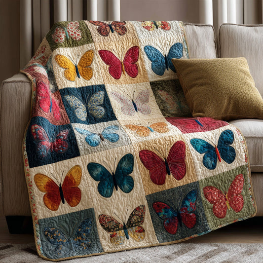 Meadow Wings Quilted Blanket NCU0LDH485