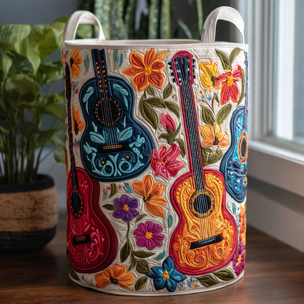 Melodia de Vida Quilted Laundry Basket NCU0PTT1103