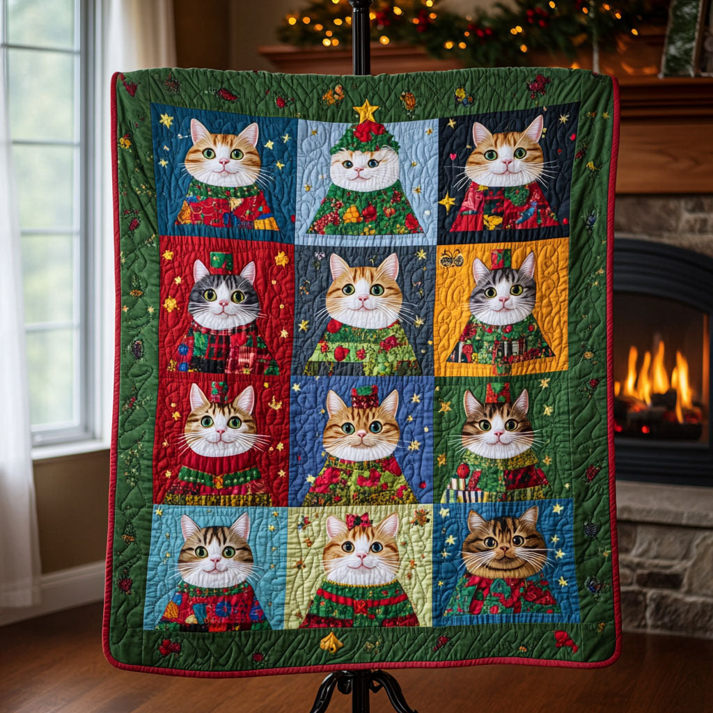 Meow Magic Moments Quilted Blanket NCU0PT1246