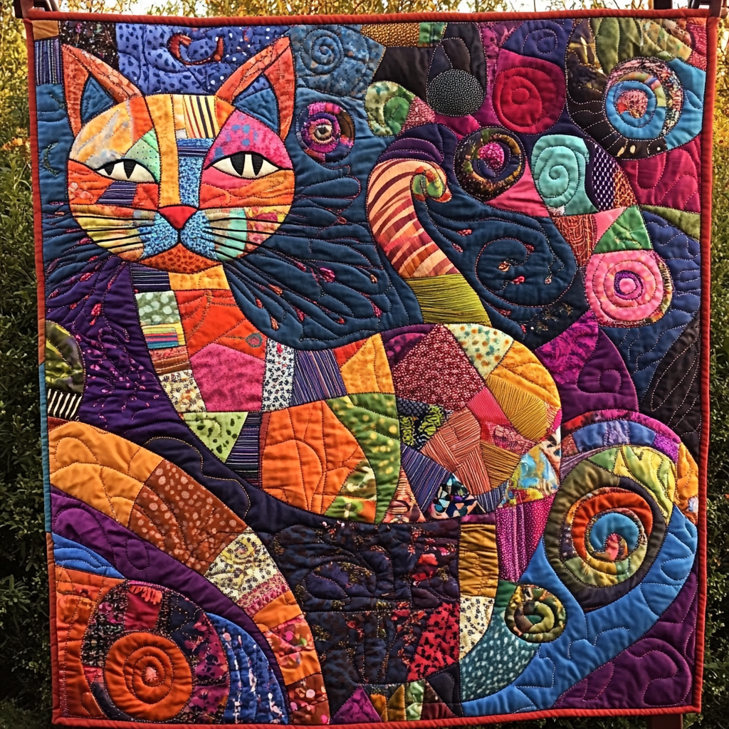 Meow Magic Quilted Blanket NCU0DK1247