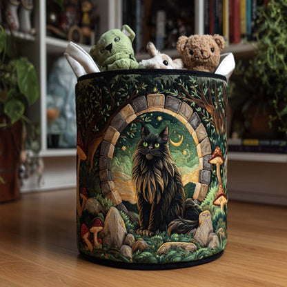 Meow Moments Quilted Laundry Basket NCU0NNT1334