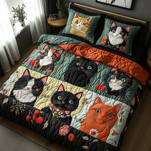 Meowgical Garden Duvet Cover Set NCU0DV222