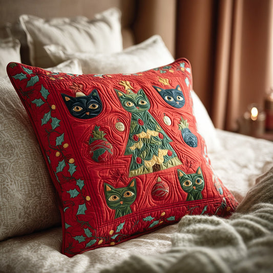 Meowy Magic Quilted Pillow Case NCU0NTD1171