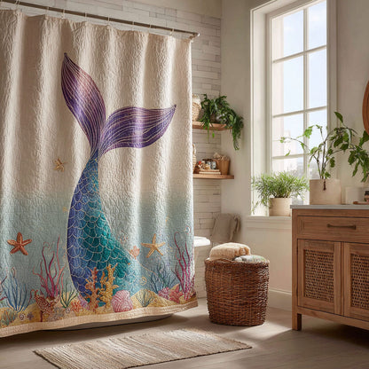 Mermaid Tail Shower Curtain NCU0DDK2506