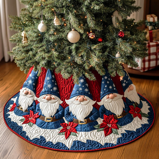 Merry Beard Magic Christmas Quilted Tree Skirt NCU0NTD737