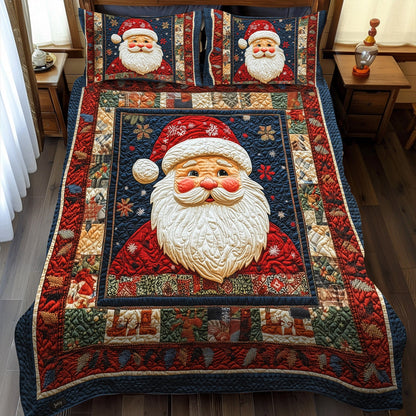 Merry Forestland 3-Piece Quilted Bedding Set NCU0PT2115