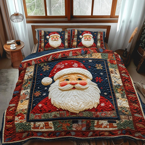 Merry Forestland 3-Piece Quilted Bedding Set NCU0PT2115