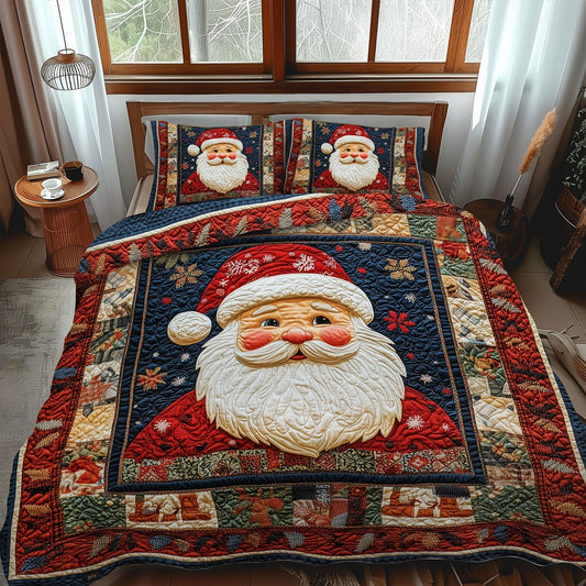 Merry Forestland 3-Piece Quilted Bedding Set NCU0PT2115